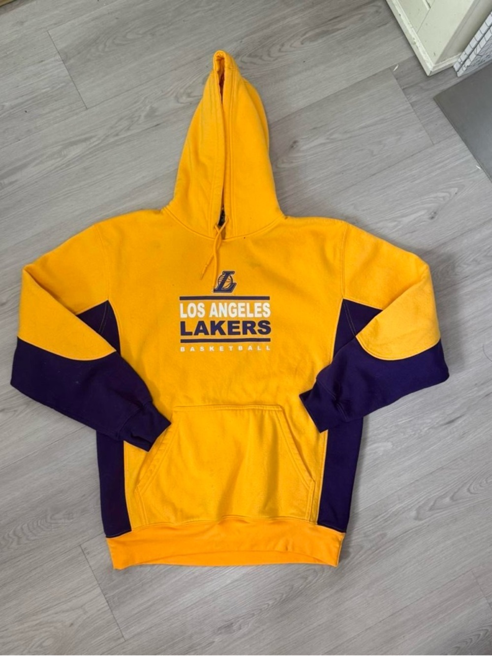 NBA Los Angeles Lakers Gold & Purple Crewneck Hoodie